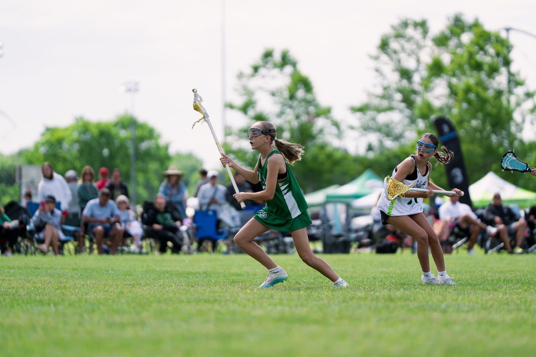 Dublin Lacrosse Club player during summer tournament play