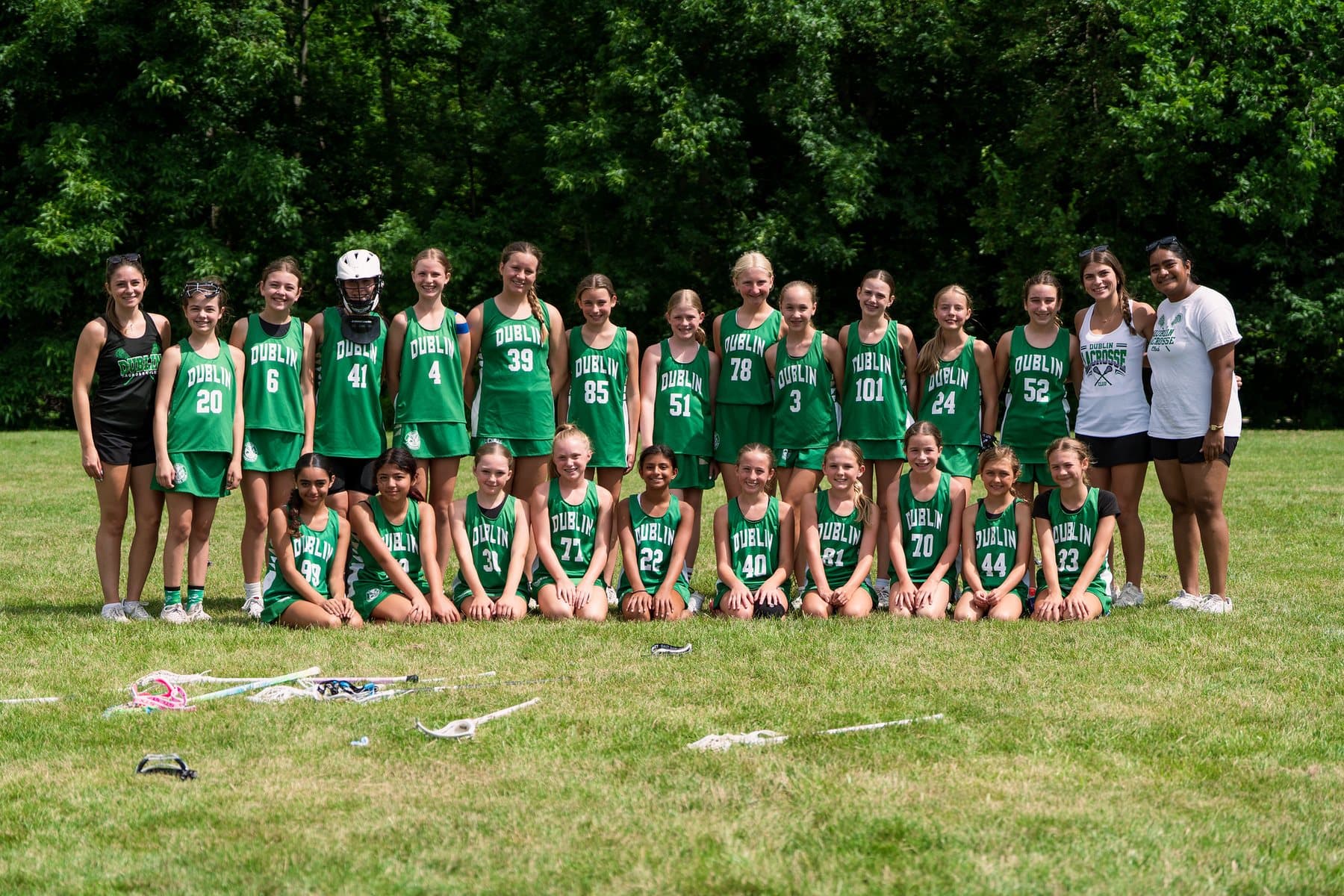 Dublin Lacrosse Club player during summer tournament play