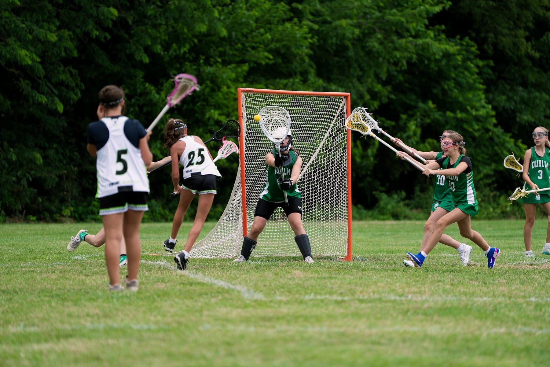 Dublin Lacrosse Club player during summer tournament play