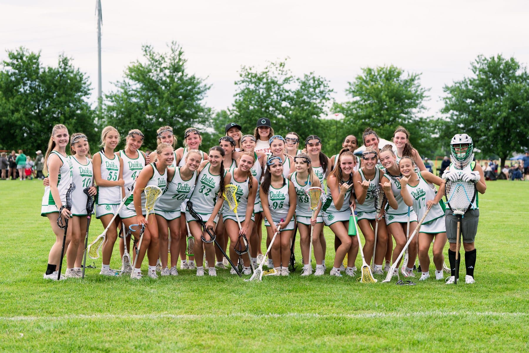 Dublin Lacrosse Club player during summer tournament play