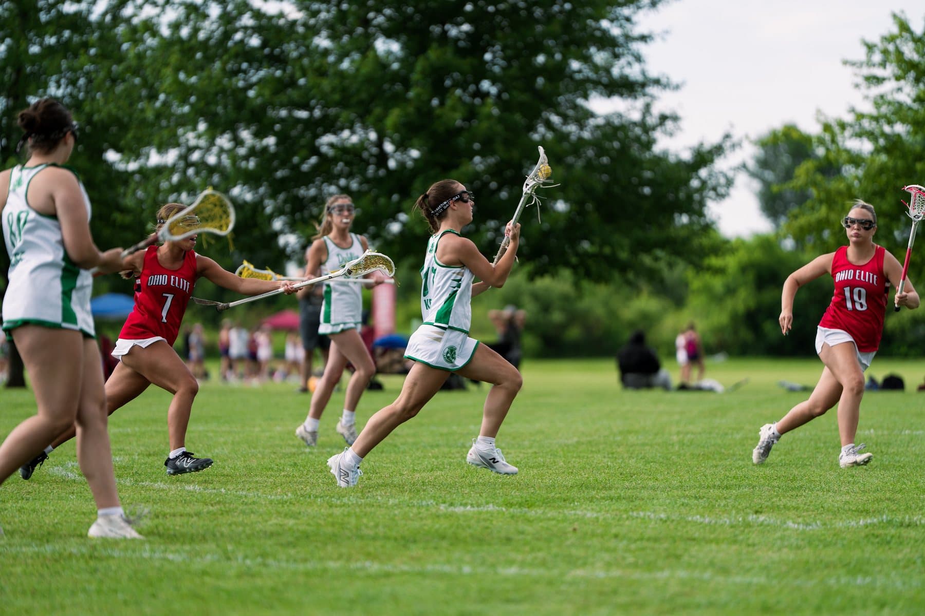 Dublin Lacrosse Club player during summer tournament play
