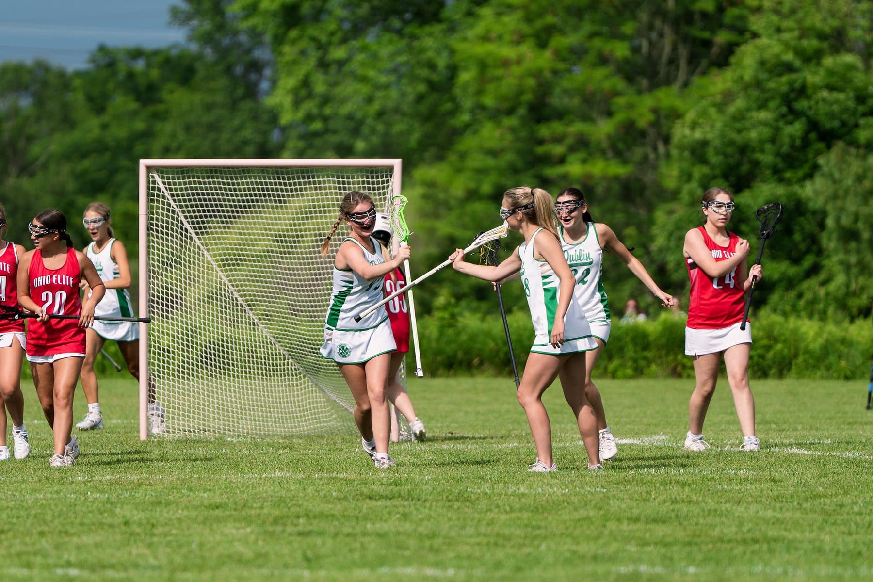 Dublin Lacrosse Club player during summer tournament play