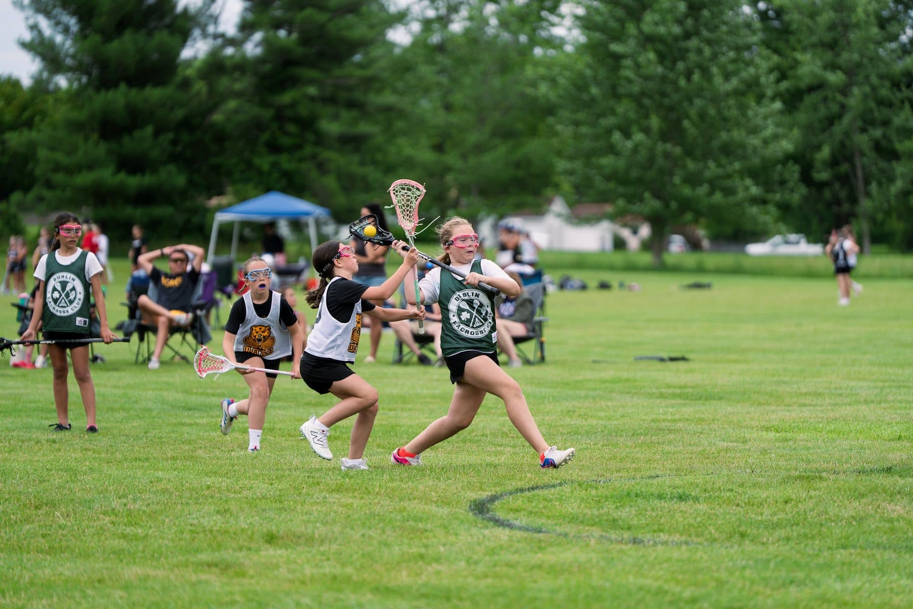 Dublin Lacrosse Club player during summer tournament play