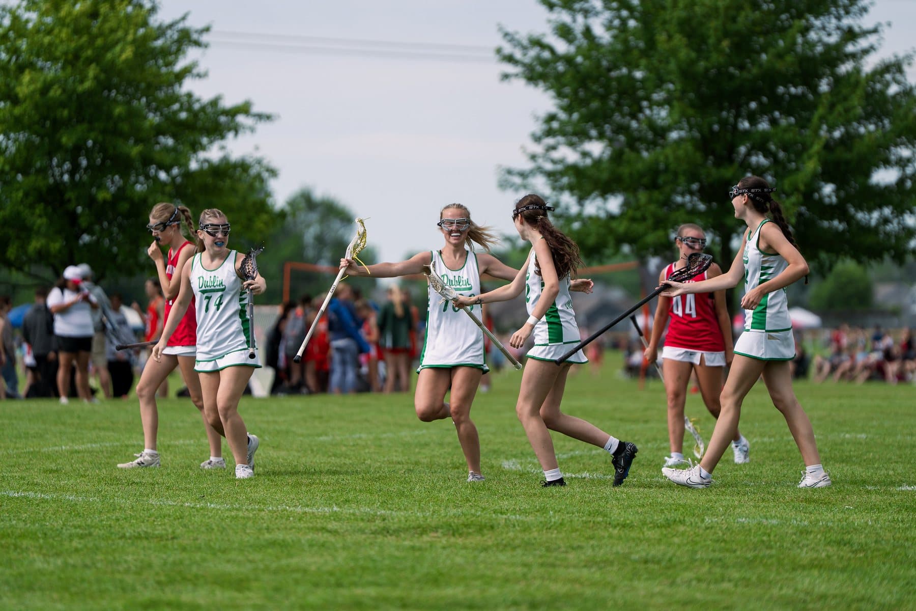Dublin Lacrosse Club player during summer tournament play